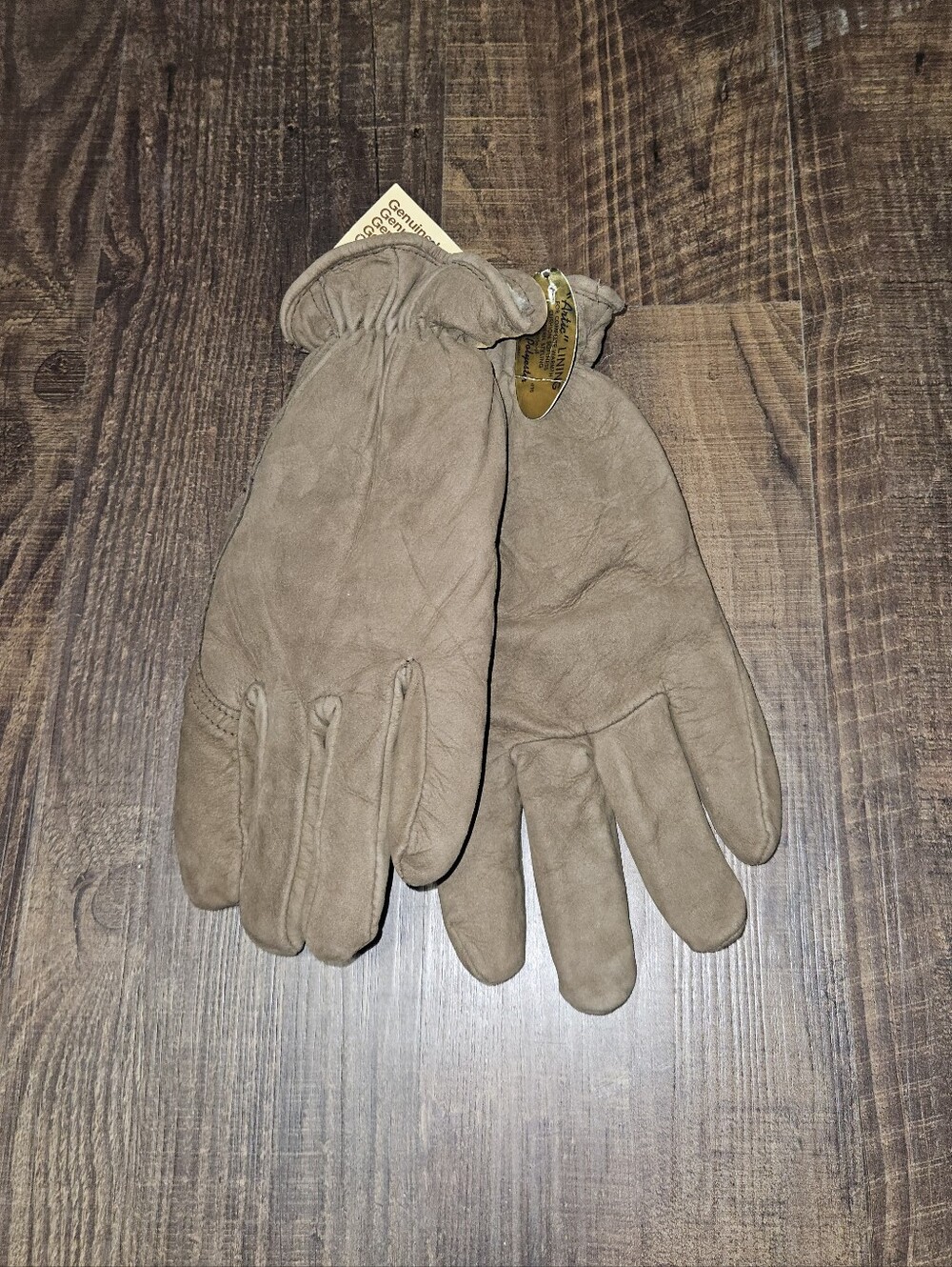 Vintage Artic Lining Genuine Leather Gloves